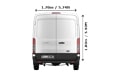 Removals Large Van and Man in London - Back View Dimension Thumbnail